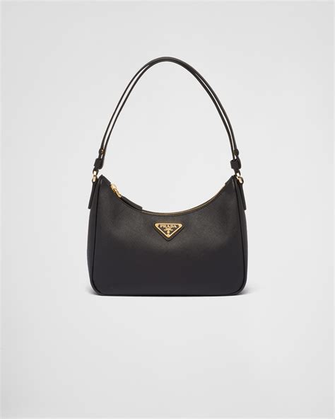 prada white leather bag|prada leather bag women black.